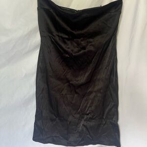 Zara Strapless Tight Black Dress